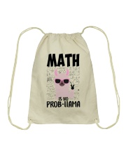 Math is no Prob-Llama Drawstring Bag thumbnail