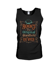 Books the original handheld device Unisex Tank thumbnail
