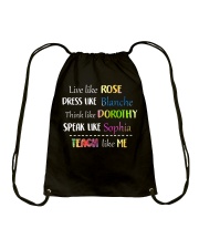 Teach like Me Drawstring Bag thumbnail