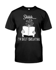 Shhhh i'm self isolating Premium Fit Mens Tee thumbnail