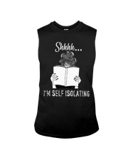 Shhhh i'm self isolating Sleeveless Tee thumbnail