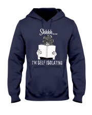 Shhhh i'm self isolating Hooded Sweatshirt thumbnail