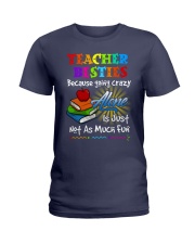 Teacher Besties because Ladies T-Shirt thumbnail