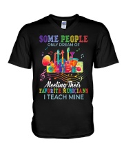 Favorite Musicians V-Neck T-Shirt thumbnail