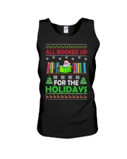 ALL BOOKED UP FOR THE HOLIDAYS Unisex Tank thumbnail