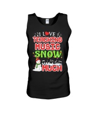 I LOVE TEACHING MUSIC SNOW MUCH Unisex Tank thumbnail