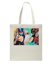 Superheroes wear masks Tote Bag thumbnail