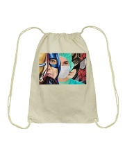 Superheroes wear masks Drawstring Bag thumbnail