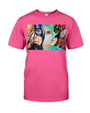 Superheroes wear masks Classic T-Shirt thumbnail