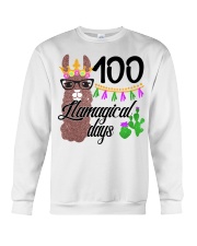 100 LLAMAGICAL DAYS Crewneck Sweatshirt thumbnail