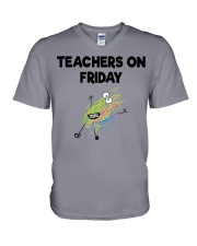 TEACHERS ON FRIDAY V-Neck T-Shirt thumbnail