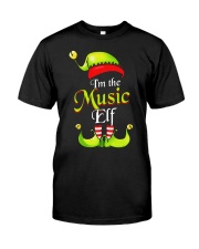 I'M THE MUSIC ELF Classic T-Shirt front