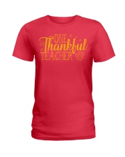 ONE THANKSFUL TEACHER Ladies T-Shirt thumbnail