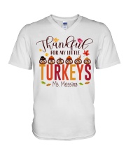 THANKFUL FOR MY LITTLE TURKEYS V-Neck T-Shirt thumbnail
