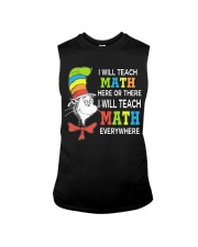 I WILL TEACH MATH EVERYWHERE Sleeveless Tee thumbnail
