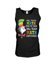 I WILL TEACH MATH EVERYWHERE Unisex Tank thumbnail