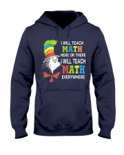 I WILL TEACH MATH EVERYWHERE Hooded Sweatshirt thumbnail