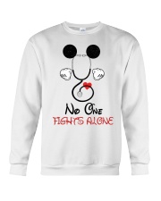 Nurse - No one fights alone Crewneck Sweatshirt thumbnail