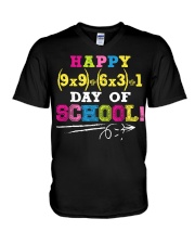 HAPPY 100 DAY OF SCHOOL V-Neck T-Shirt thumbnail