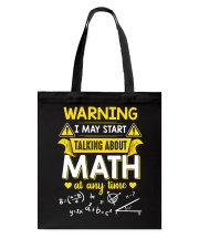 Talking about Math at any time Tote Bag thumbnail