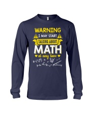 Talking about Math at any time Long Sleeve Tee thumbnail