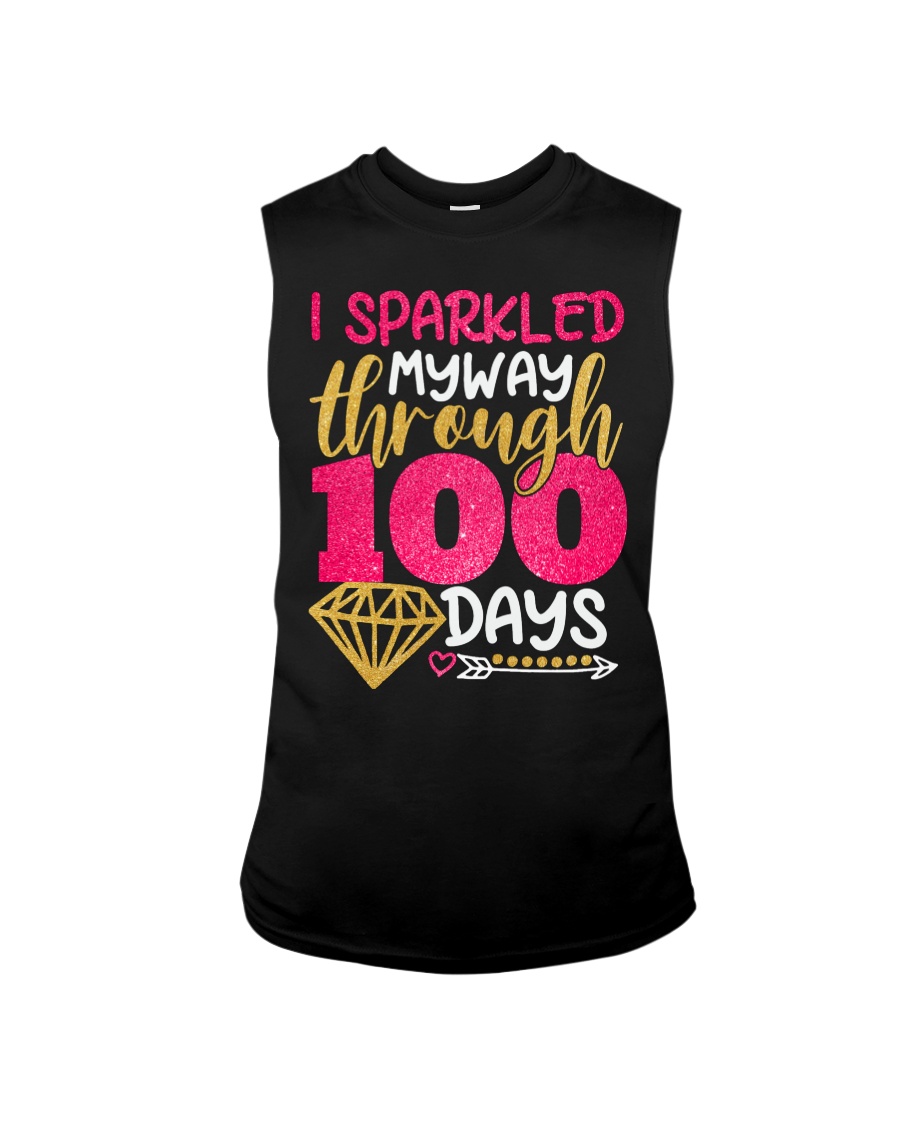I SPARKLED MYWAY THROUGH 100 DAYS Sleeveless Tee