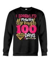I SPARKLED MYWAY THROUGH 100 DAYS Crewneck Sweatshirt thumbnail