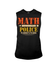 MATH POLICE TO CORRECT AND TO SERVE Sleeveless Tee thumbnail