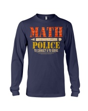 MATH POLICE TO CORRECT AND TO SERVE Long Sleeve Tee thumbnail