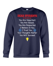 Teacher Shirt - Dear Students Crewneck Sweatshirt thumbnail