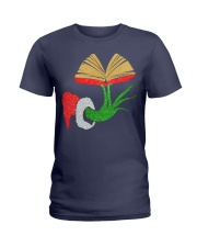 LIBRARIAN CHRISTMAS Ladies T-Shirt thumbnail