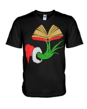 LIBRARIAN CHRISTMAS V-Neck T-Shirt thumbnail