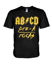 Pre-k Rocks V-Neck T-Shirt thumbnail