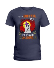 Bootiful day To Teach Music Ladies T-Shirt thumbnail
