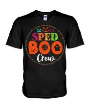 SPED BOO CREW V-Neck T-Shirt thumbnail