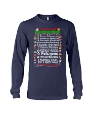12 DAYS OF TEACHING MATH Long Sleeve Tee thumbnail