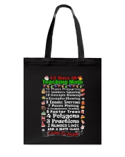 12 DAYS OF TEACHING MATH Tote Bag thumbnail