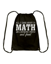 ALL I CARE ABOUT IS MATH Drawstring Bag thumbnail