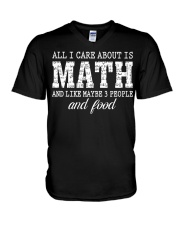 ALL I CARE ABOUT IS MATH V-Neck T-Shirt thumbnail