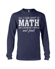 ALL I CARE ABOUT IS MATH Long Sleeve Tee thumbnail
