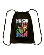 NURSE LIVE LOVE SAVE LIVES Drawstring Bag thumbnail