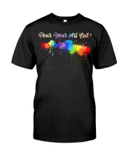 POUR YOUR ART OUT Classic T-Shirt thumbnail