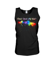 POUR YOUR ART OUT Unisex Tank thumbnail
