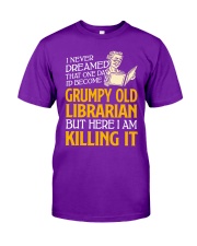 Grumpy Old Librarian Classic T-Shirt front