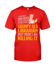 Grumpy Old Librarian Classic T-Shirt front