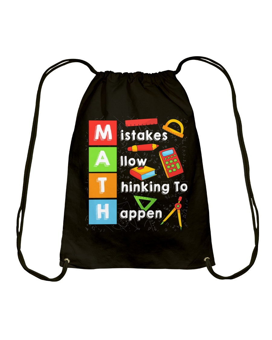 Math Shirt Drawstring Bag