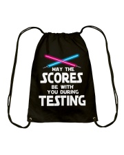 Be with you during Testing Drawstring Bag thumbnail