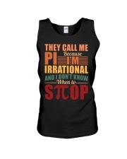 THEY CALL ME PI BECAUSE I'M IRRATIONAL Unisex Tank thumbnail