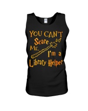 You can't scare me i'm a library helper Unisex Tank thumbnail