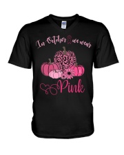 IN OCTOBER WE WEAR PINK V-Neck T-Shirt thumbnail